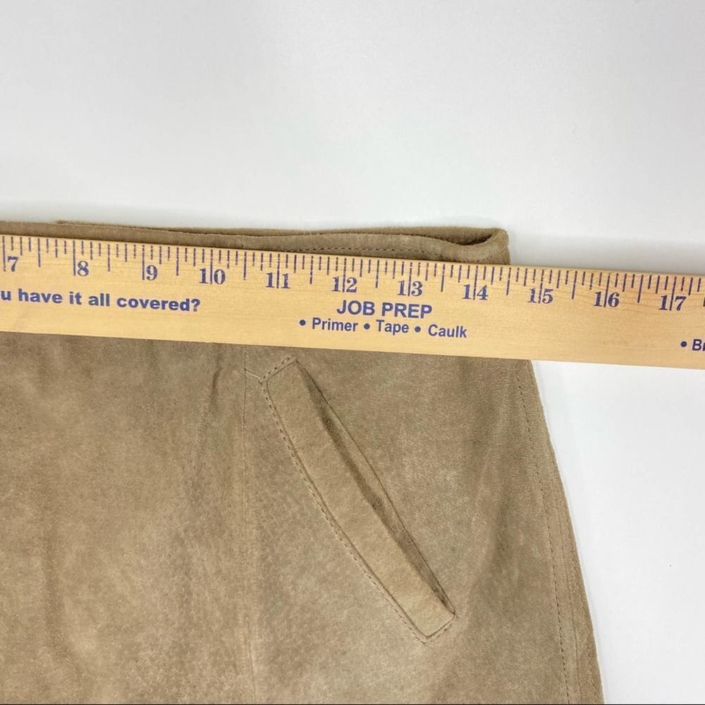 Blank NYC 100% Leather Mini Skirt Size 26 - Picture 8 of 9